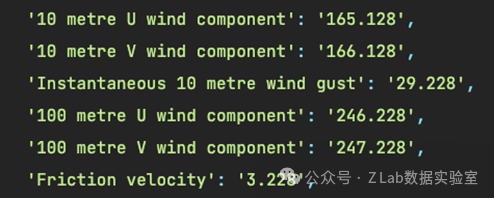 ECMWF预报变量